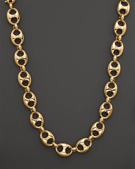 gucci marinor 14kt gold 18 chain women|gucci marina chain necklace.